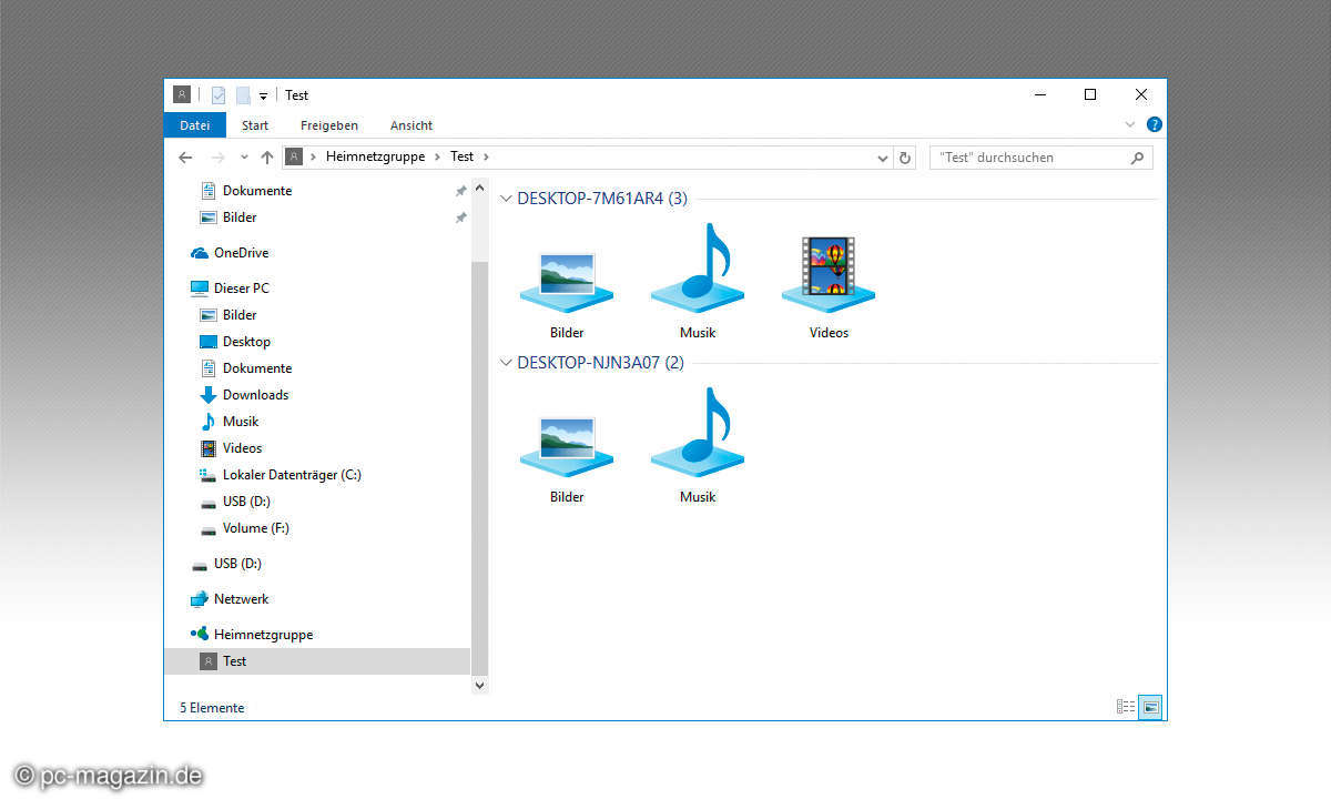 Windows-Netzwerk einrichten
