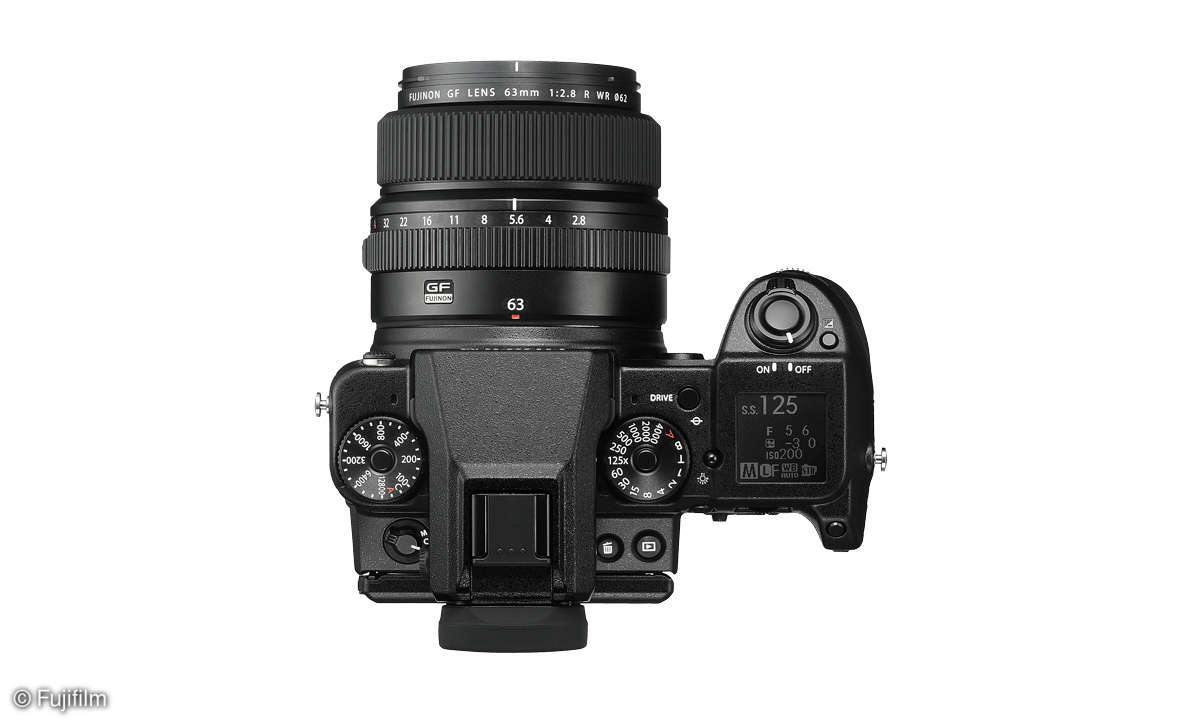 Fujifilm GFX 50S Top