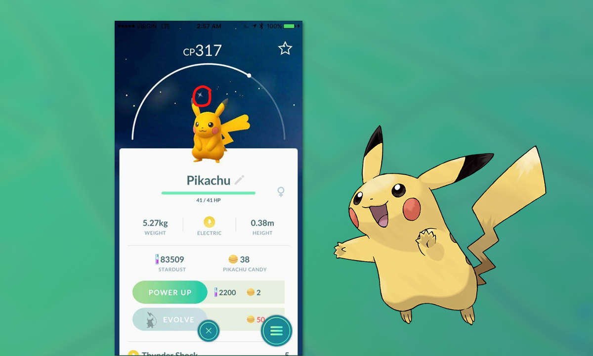 Pokémon GO Shiny Pikachu erkennen