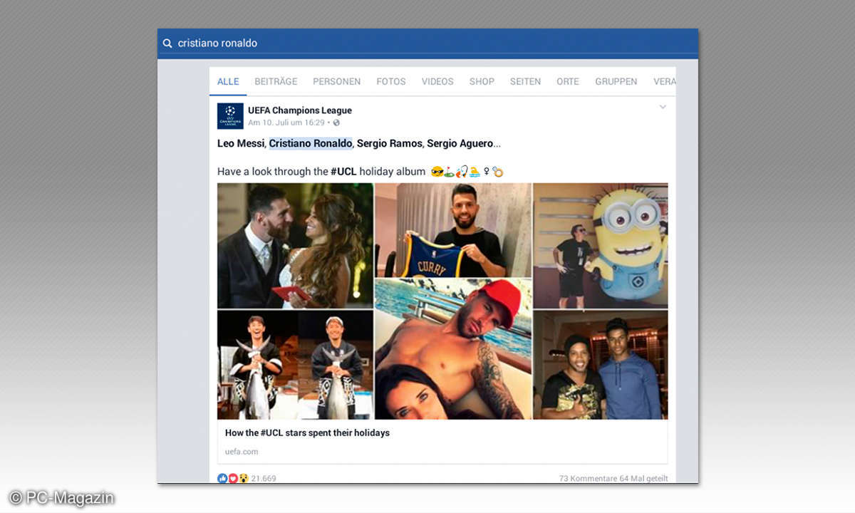 Facebook Screenshot