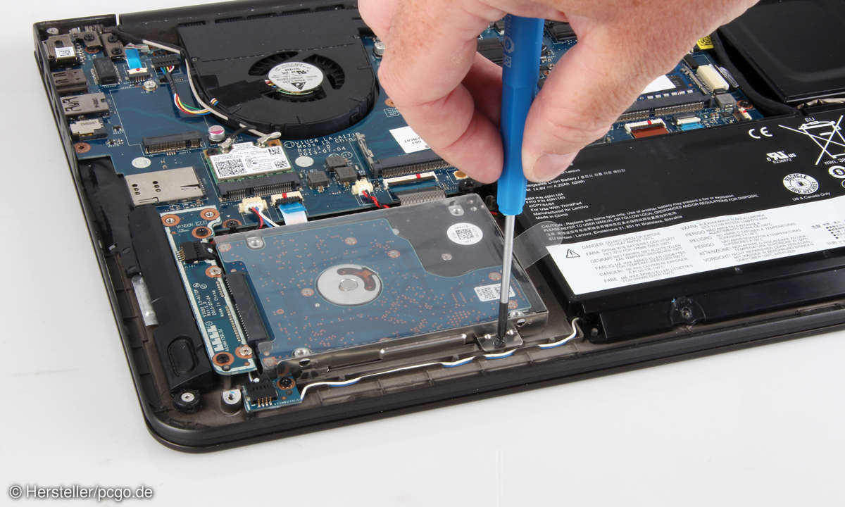 SSD in Notebook einbauen