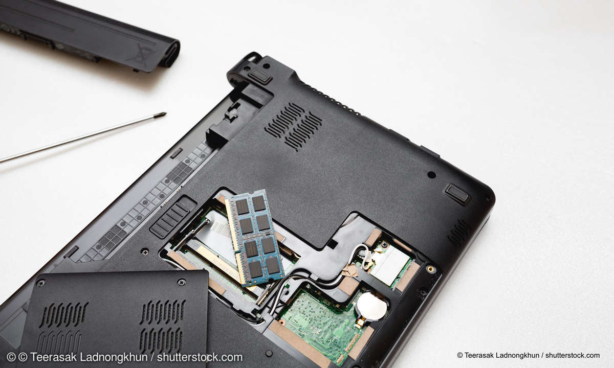 SSD in Notebook einbauen