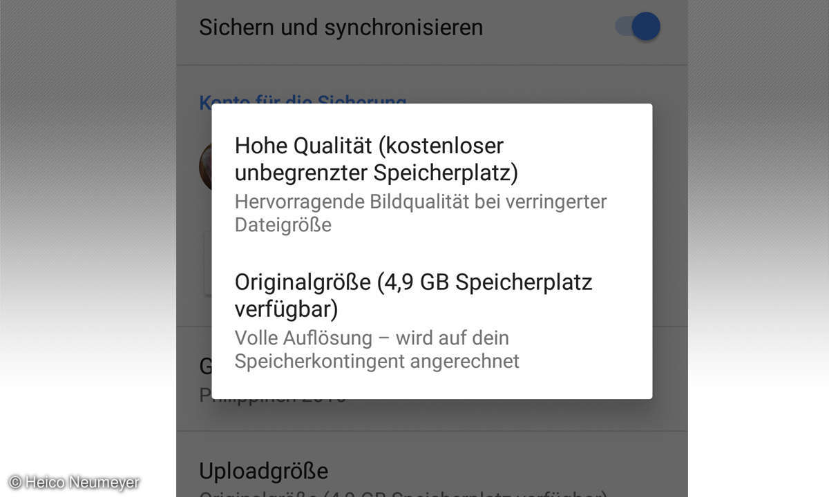 Google Drive: Fotos verwalten