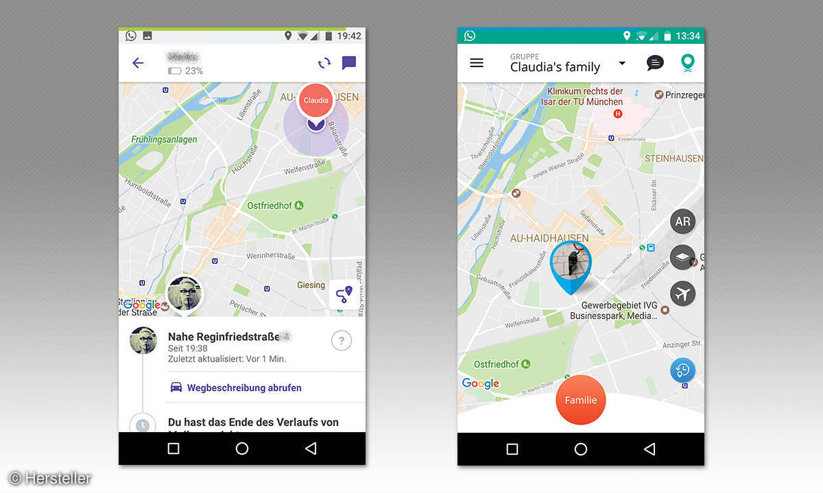 Family Locator und Life360