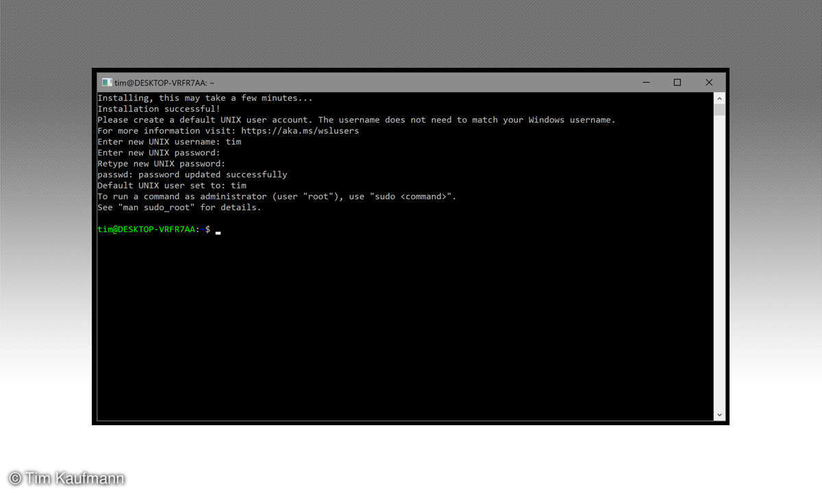 Windows 10: Ubuntu installieren