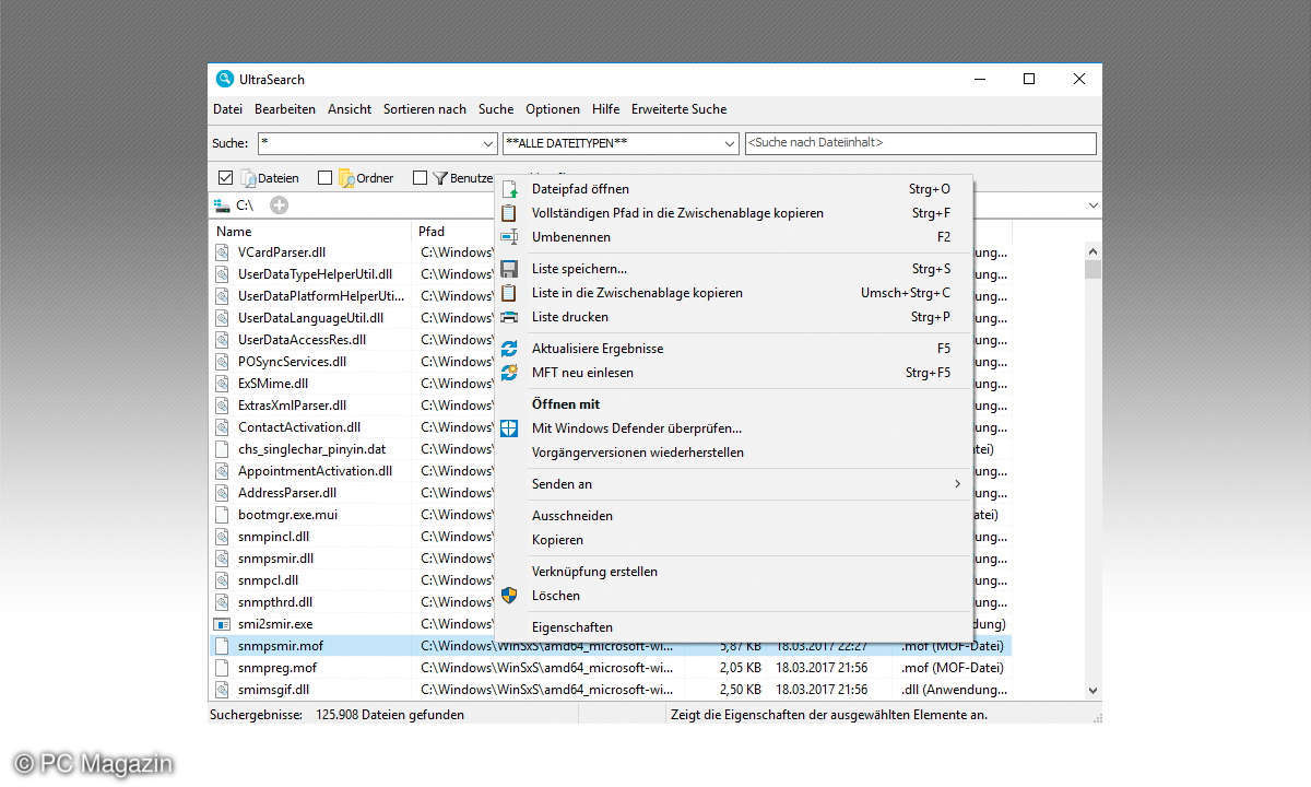 Windows-Suche optimieren