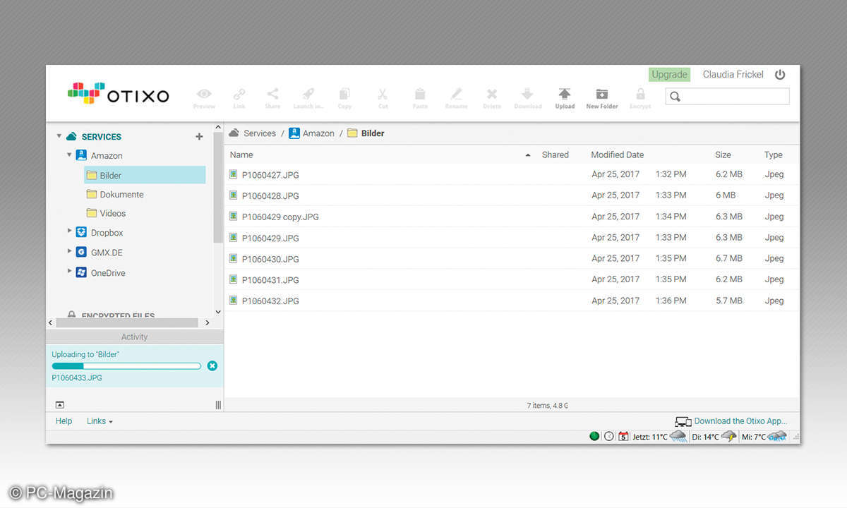 Cloud-Dienste verwalten mit Otixo