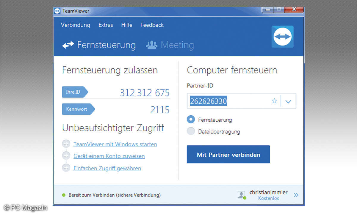 Windows fernsteuern
