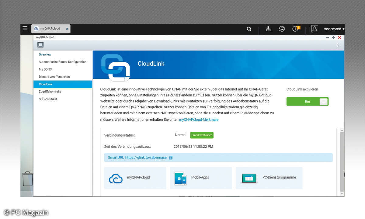 NAS mit IFTTT und Z-WAVE einrichten