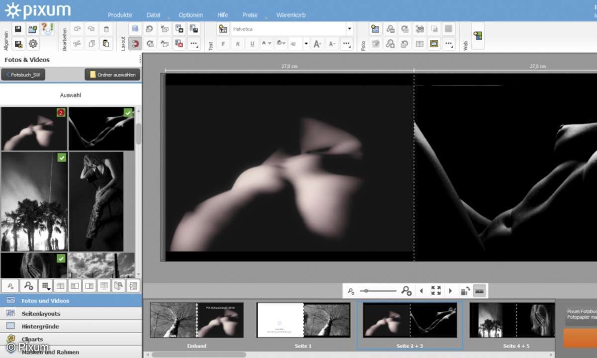 Pixum Gestaltungssoftware
