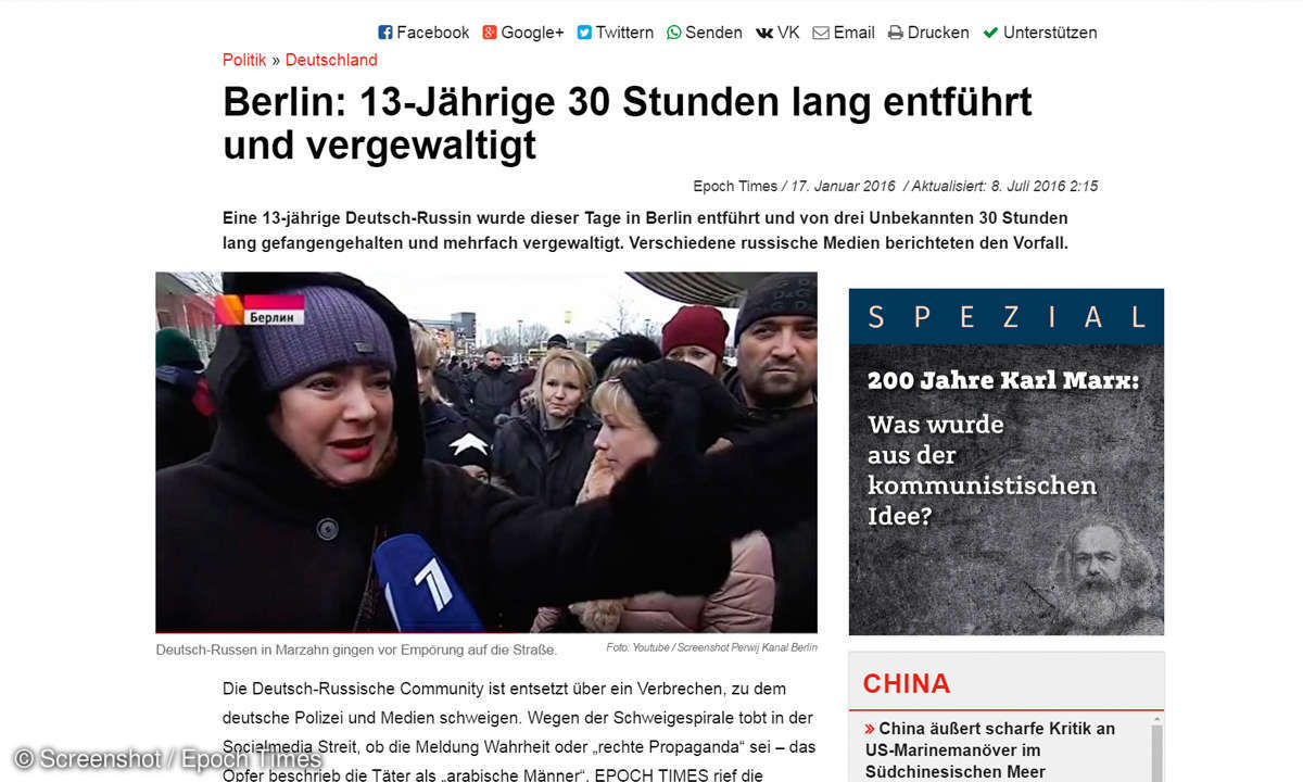 Bundestagswahl 2017: Fake-News