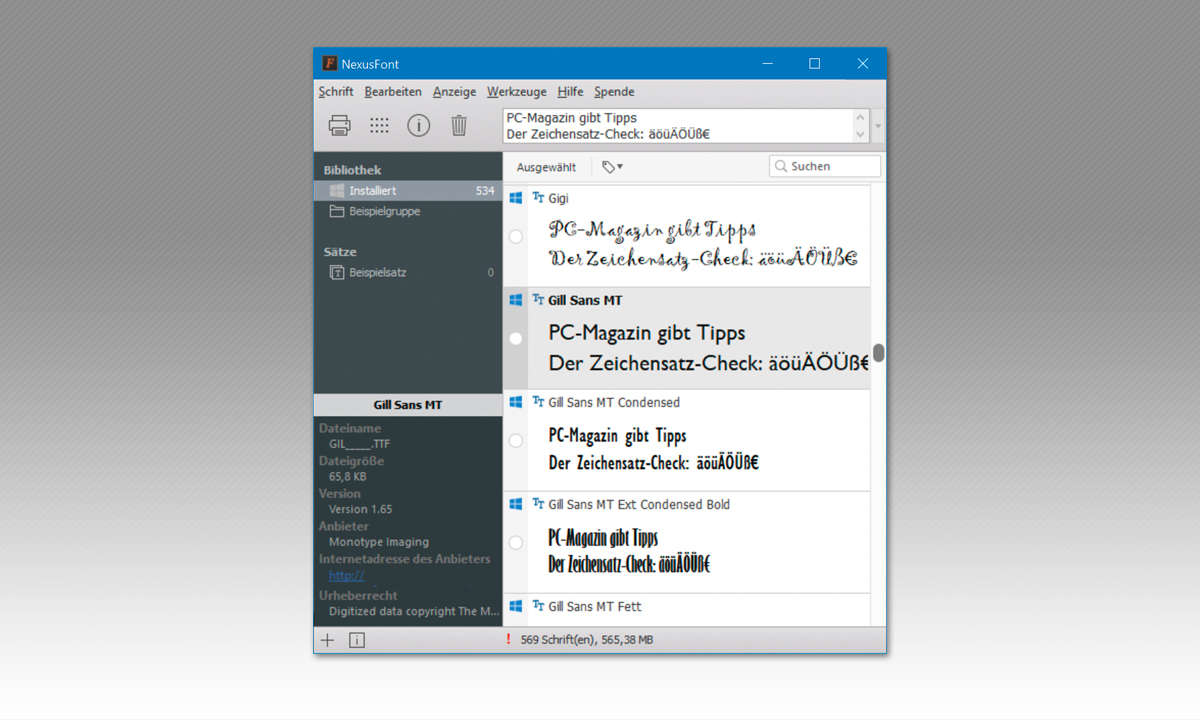 NexusFont