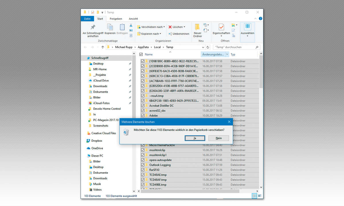 Windows Temp-Ordner