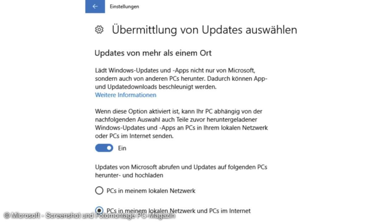 Windows Update Übermittlung