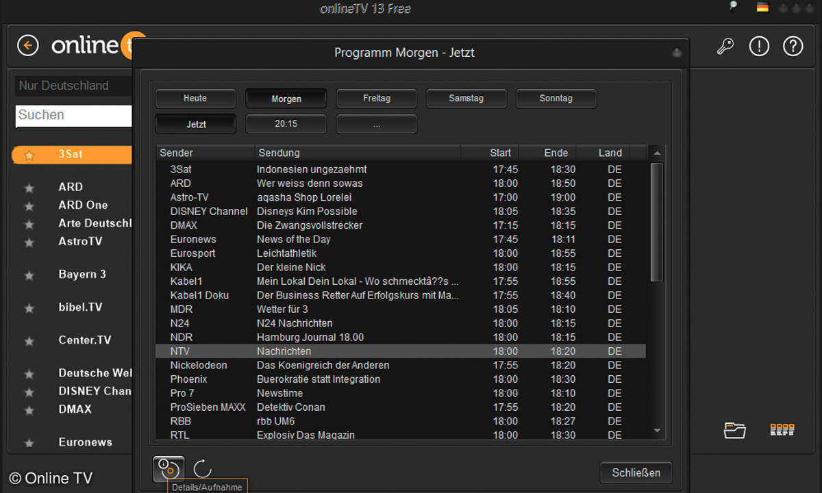 Online-Videorecorder - Online TV