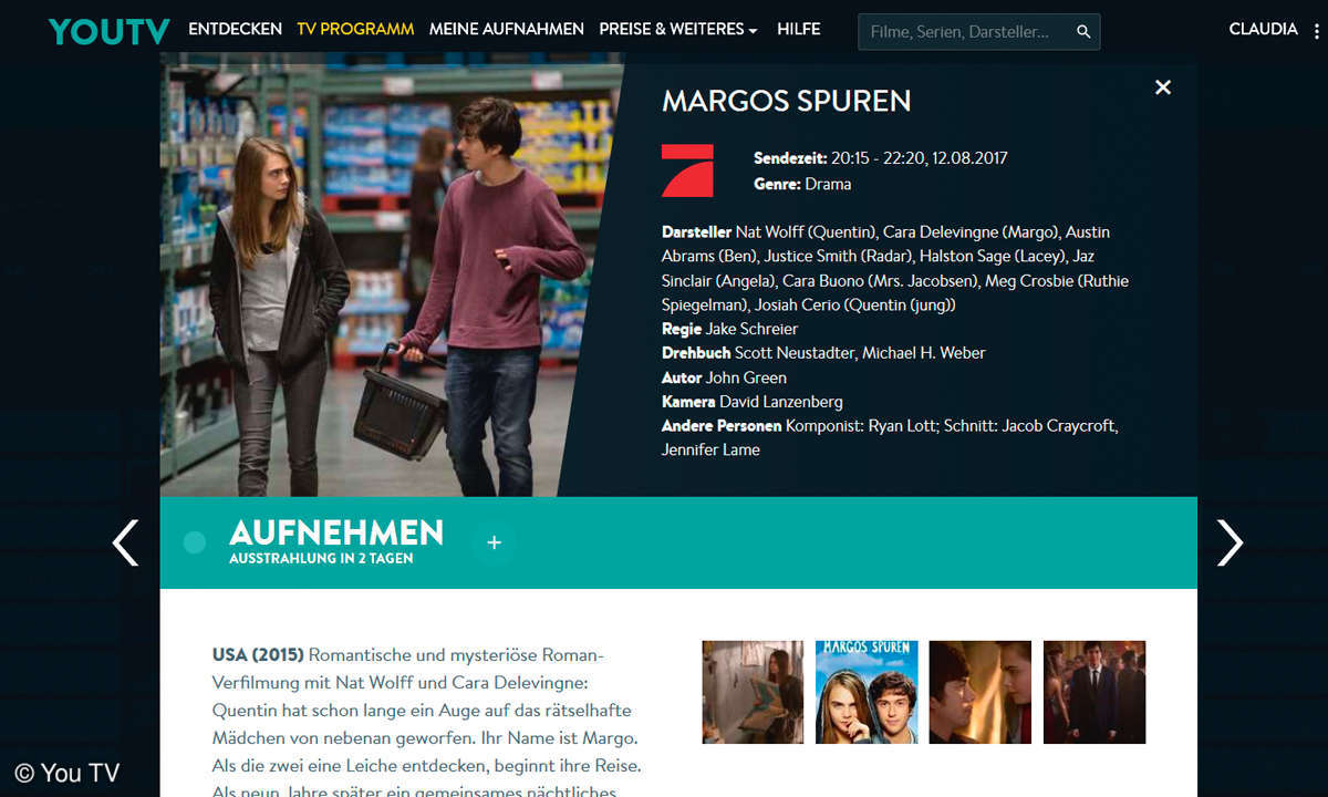 Online-Videorecorder - You TV