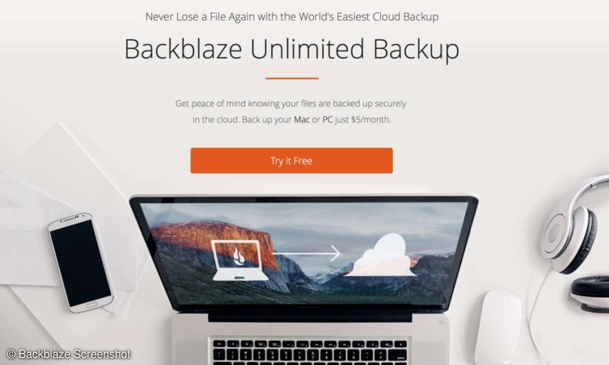 Backblaze Unlimited Backup
