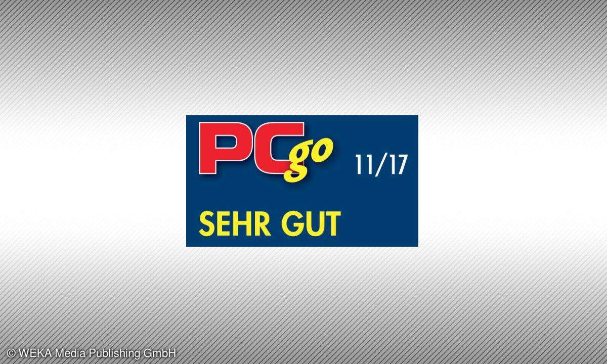 PCgo Testurteil SEHR GUT
