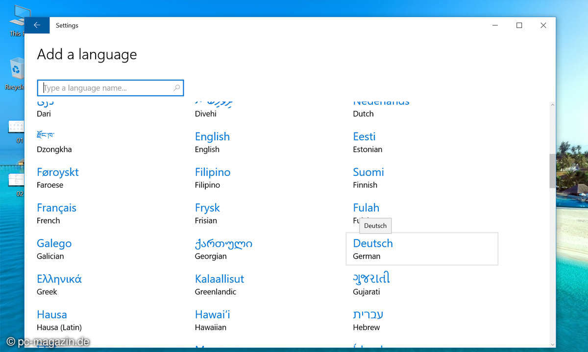 Windows Systemsprache umstellen