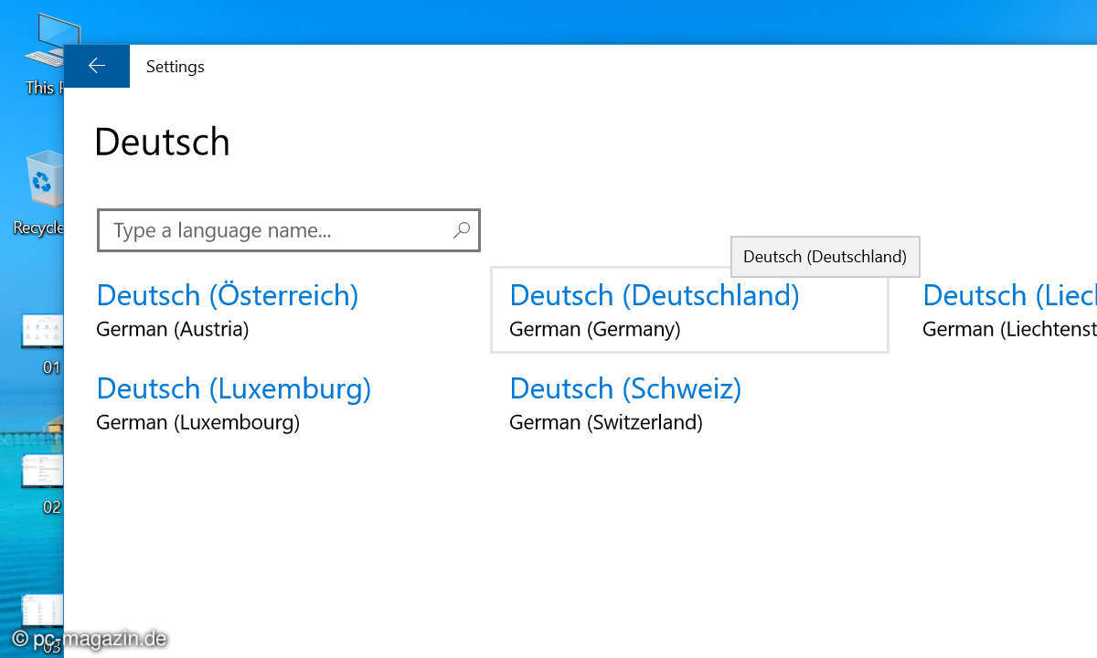 Windows Systemsprache umstellen