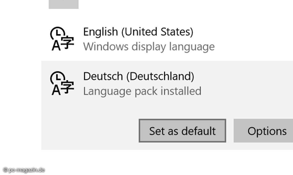Windows Systemsprache umstellen