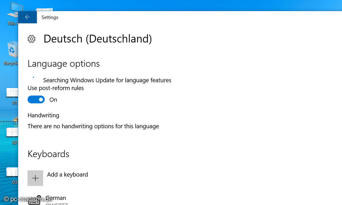 Windows Systemsprache umstellen