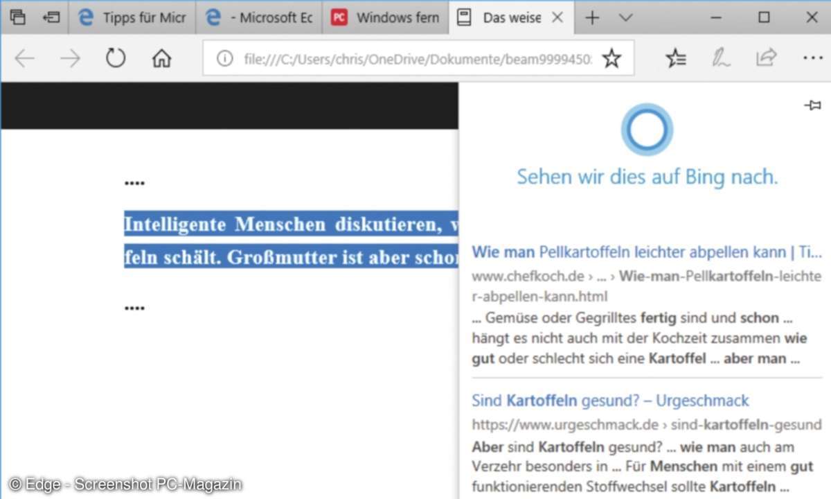 Edge Screenshot