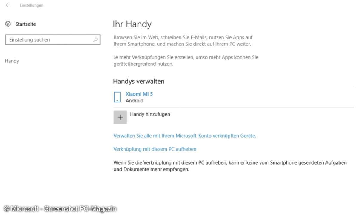 Smartphone Webseite geöffnet