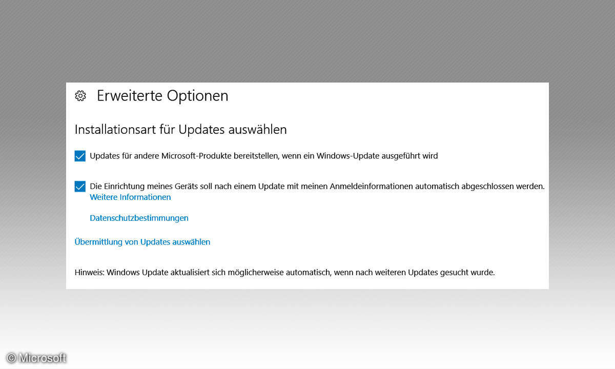 Sicher surfen im öffelntlichen WLAN - Windows update