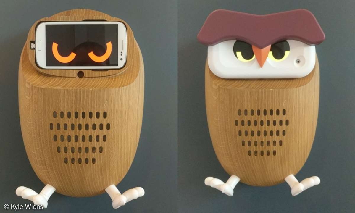 Eule Smartphone Samsung Upcycling