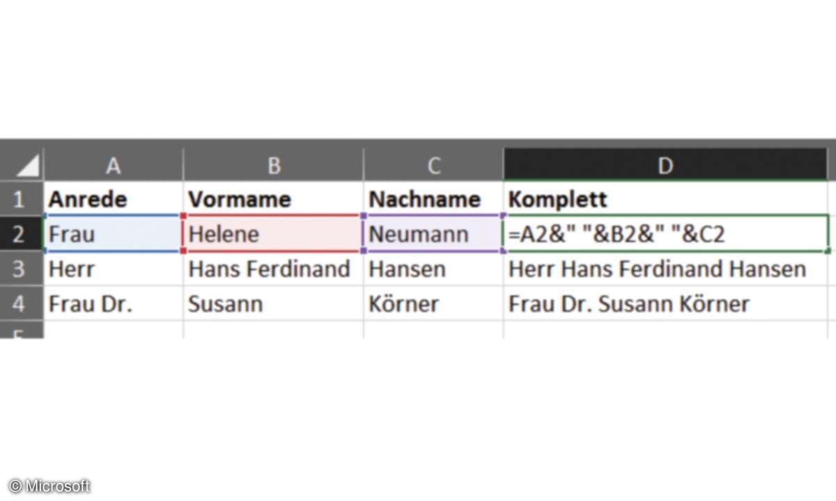 verknüpfung Excel
