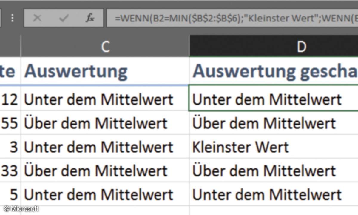 wenn Excel