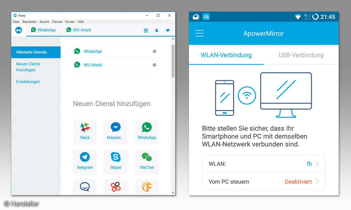 Franz & Apower Mirror App