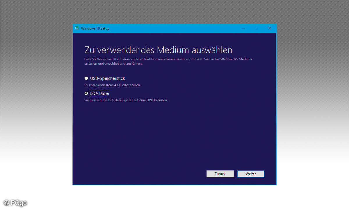 Windows 2 Go: USB-Stick installieren
