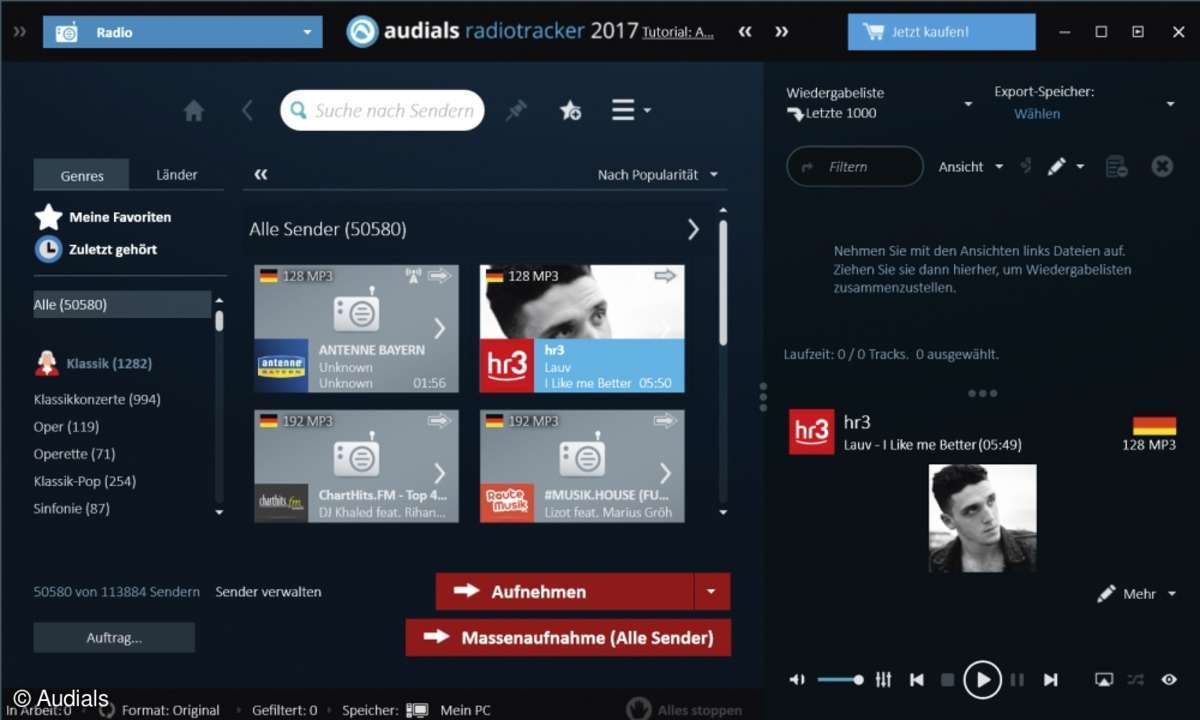 Audials Radiotracker
