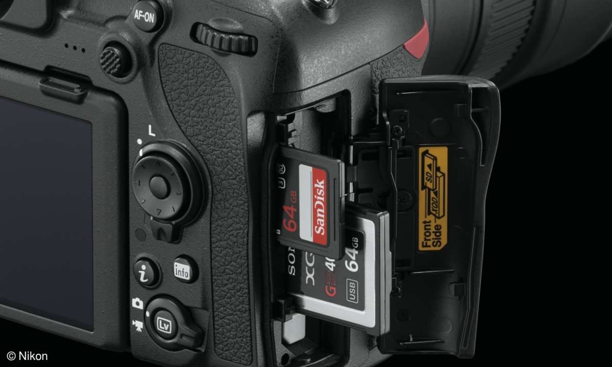 Nikon D 850 Slot Speicherkarten