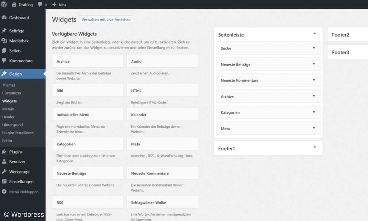 Widgets Wordpress