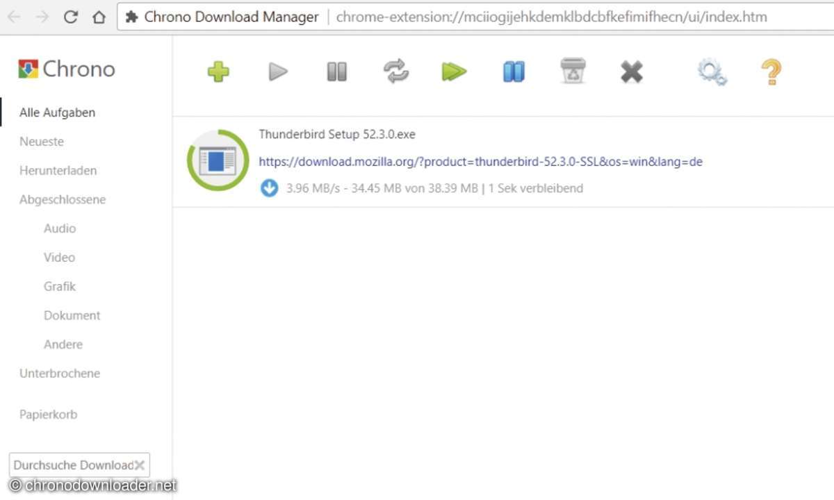 Chrono Download Firefox Erweiterung