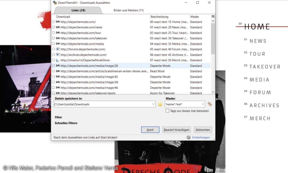 downthemall Download-Manager