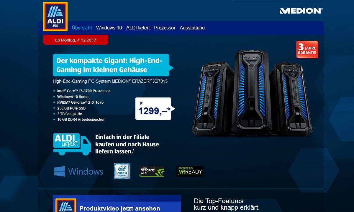 Medion Erazer X67015