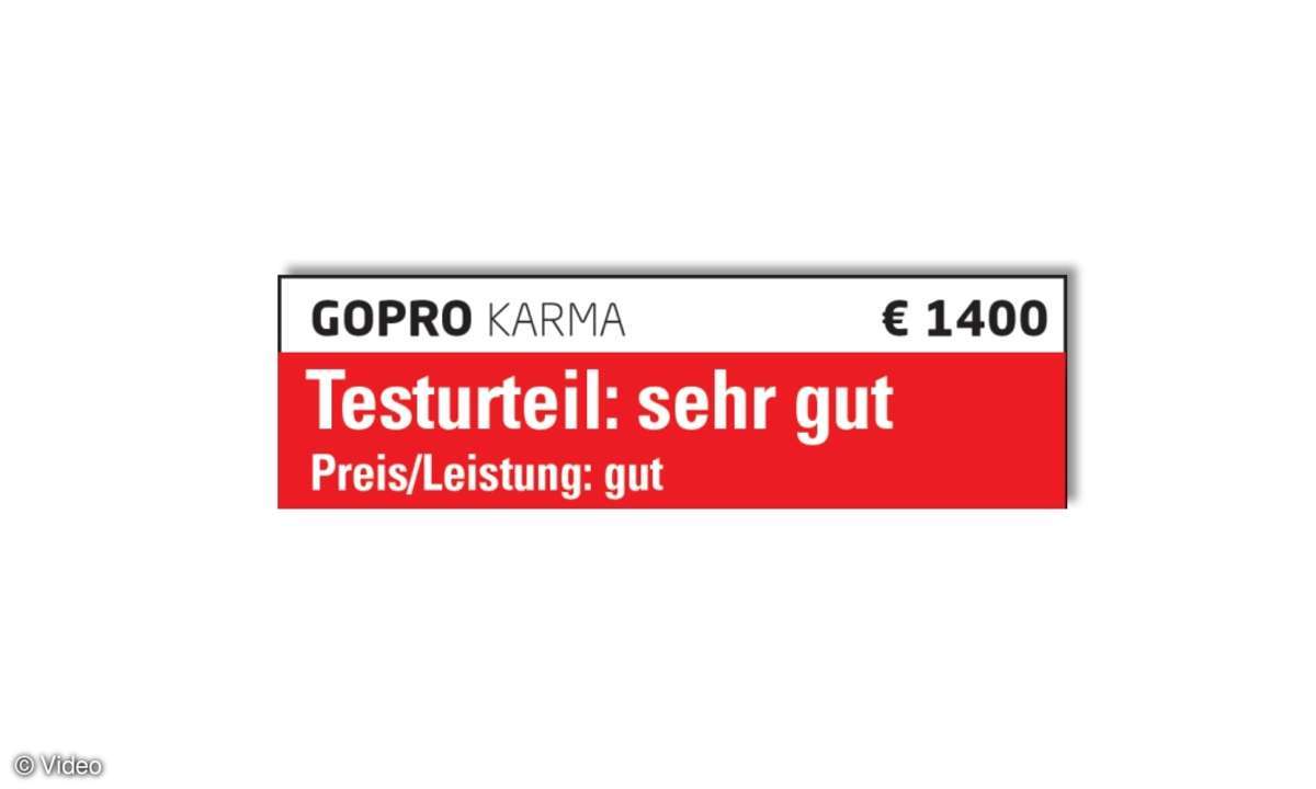 Testsiegel Drohne Karma GoPro