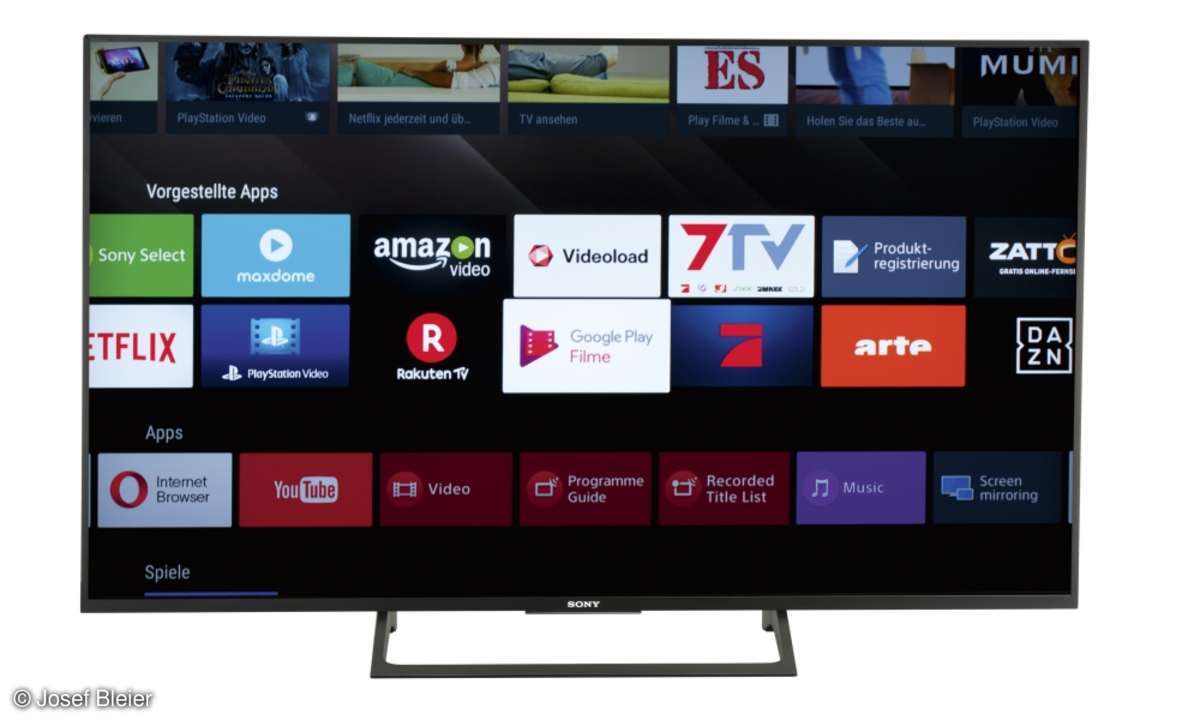 LCD-Fernseher Test Sony KD-55XE8505