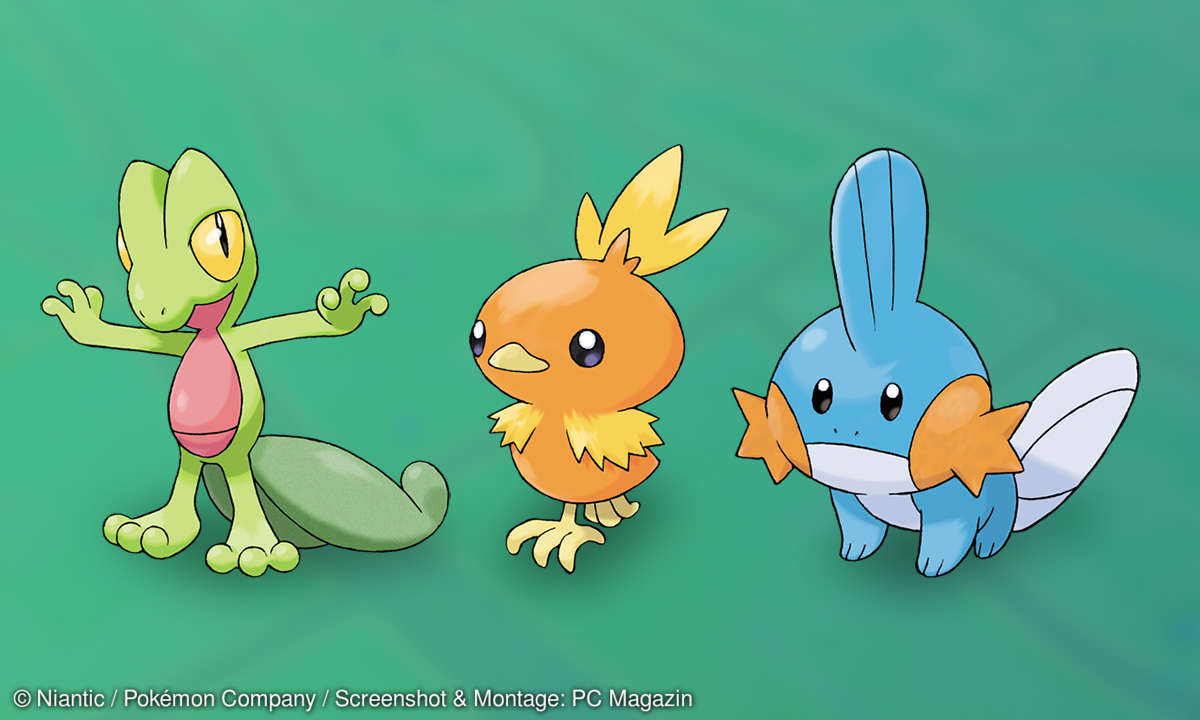 Pokémon GO 3. Generation Starter-Pokémon