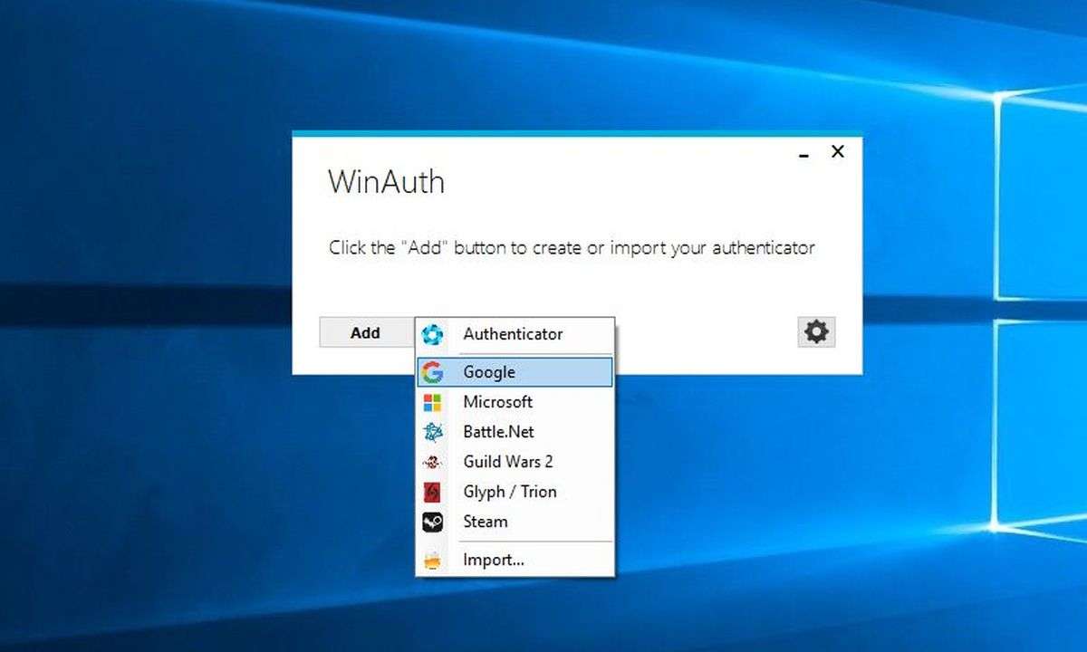 Google Authenticator Windows