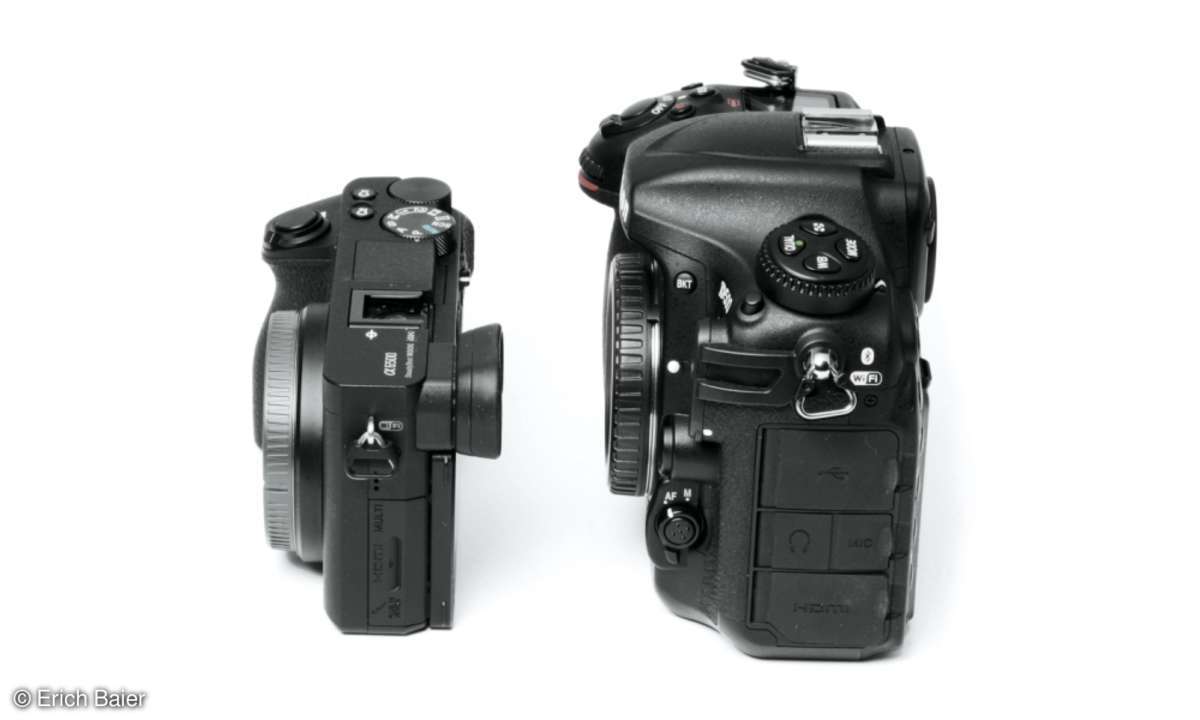 Nikon D500 Sony A6500 SLR spiegellose Systemkamera