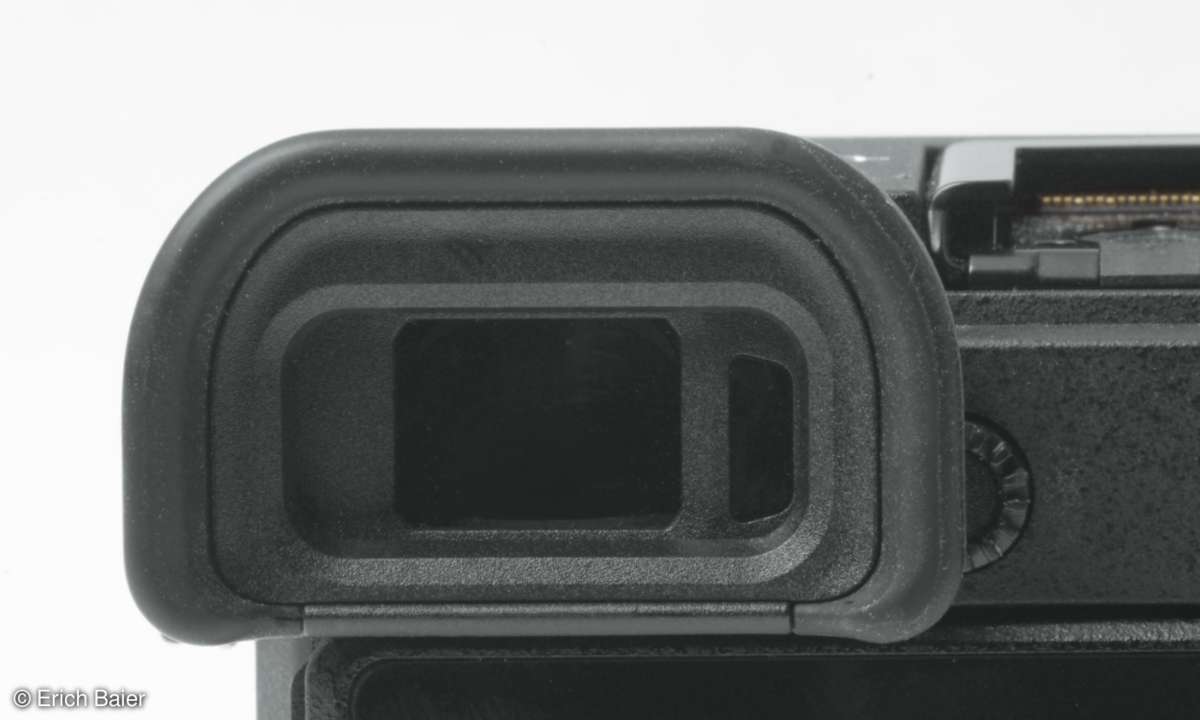 Sony A6500 spiegellose Systemkamera Sucher