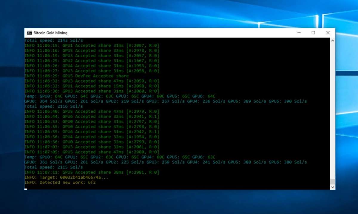 Bitcoin Gold Mining