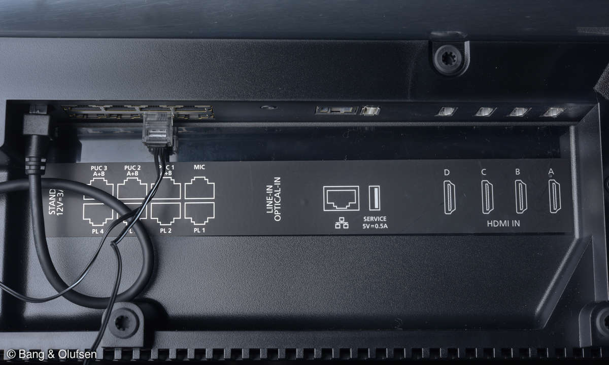 Bang & Olufsen BeoVision Eclipse 55 Sound-Anschluss