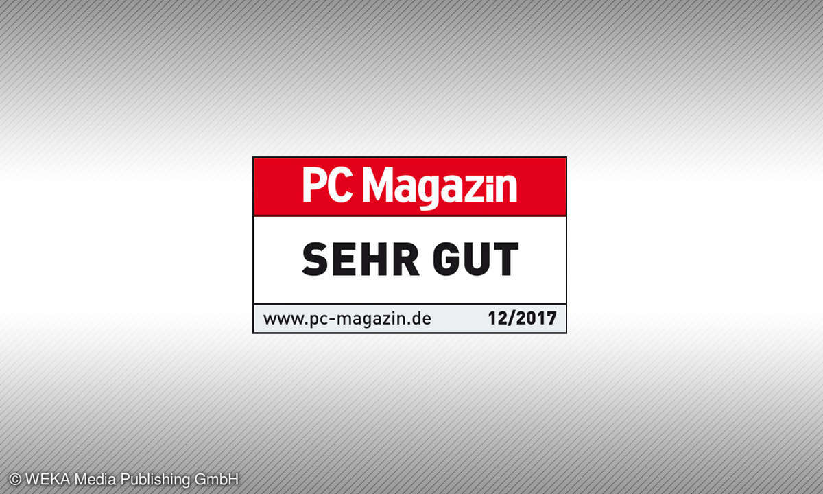 Testsiegel Pc Magazin 12-17 sehr gut