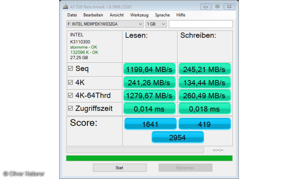 Intel Optane Speicher